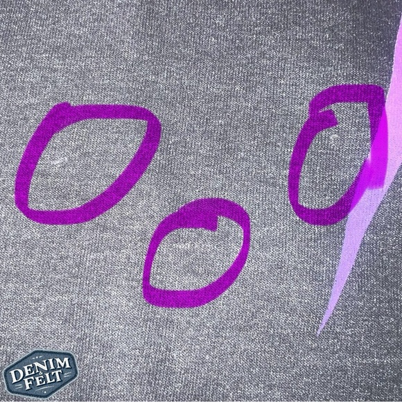 Aviator Nation Women’s Bolt Fade Sweatshirt in Black / Pink/Purple | PRELOVED🩷 - Picture 10 of 10